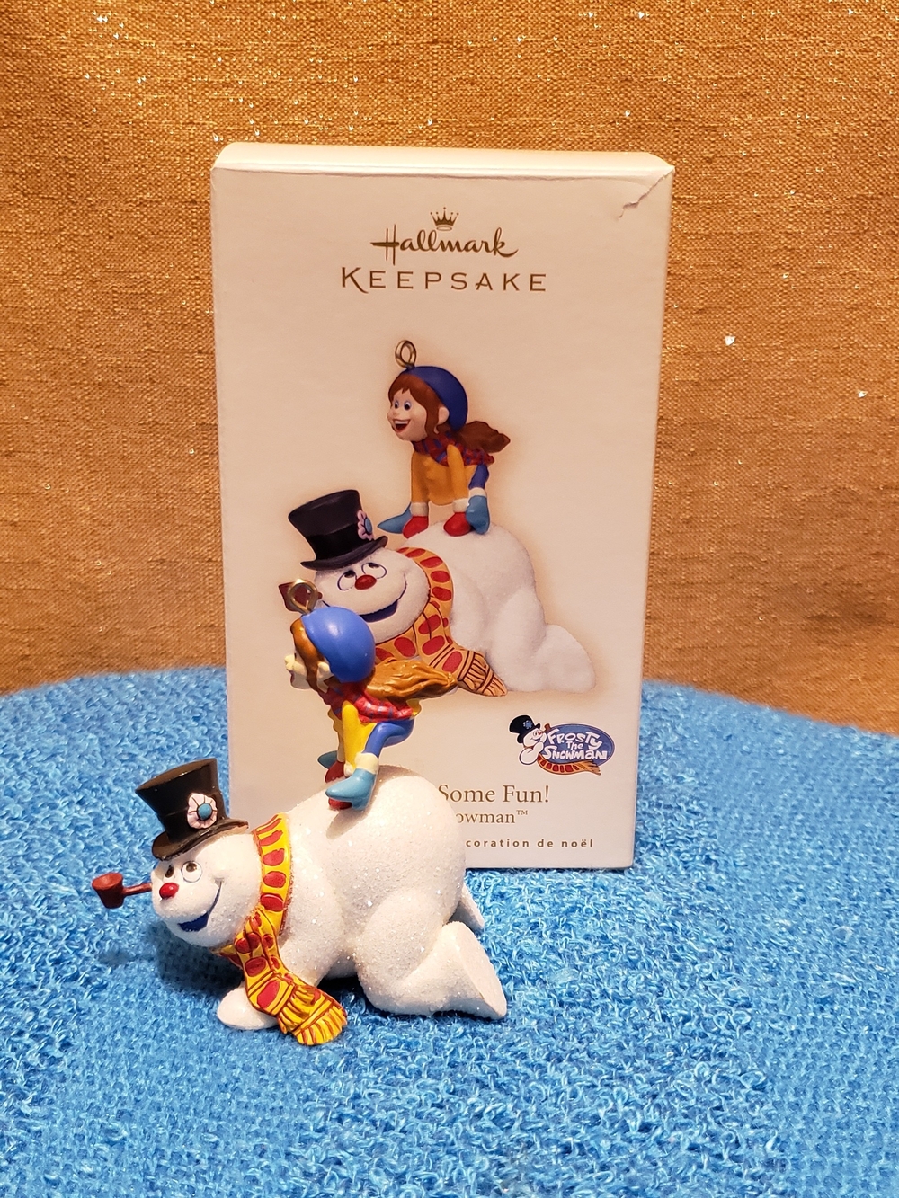 Frosty and Friend Snowman Christmas Ornament
